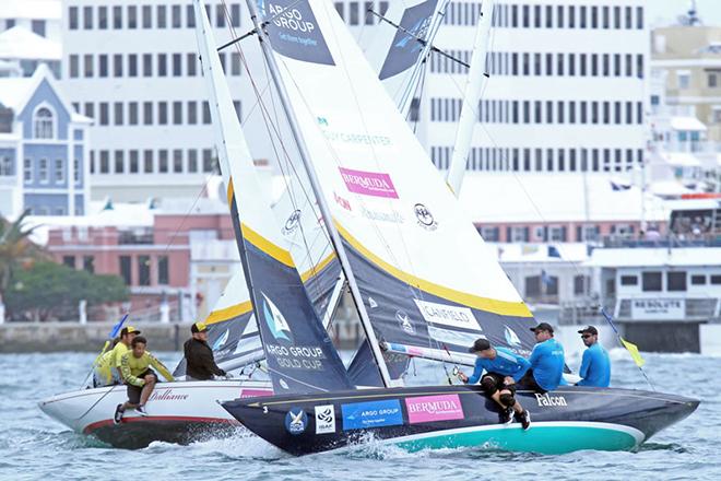 Clean sweep for Taylor Canfield (ISV) US One finishing on top of Group 2 at the Argo Group Gold Cup ©  Robert Hajduk / WMRT